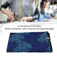 thumbnail image 4 of African Fabric, African Print Cloth Unique Polyester  for Craft, 4 of 7