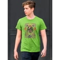 thumbnail image 2 of Vintage Colorful Rock Art T-Shirt Men -Image by Shutterstock, Male 3X-Large, 2 of 4