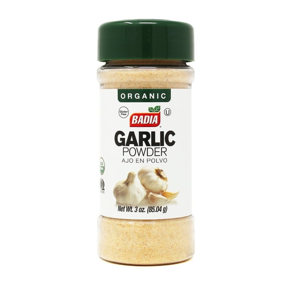 Badia Organic Garlic Powder, 3 oz