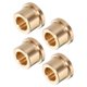 thumbnail image 1 of Paquete de 4 rodamientos de manguito con brida 3/8" de diámetro interior x 5/8" de diámetro exterior x 1/2" de longitud x 3/4" de diámetro de brida, buje de latón autolubricante, 1 of 5