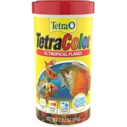 TetraColor XL Tropical Flakes with Natural Color Enhancer, 2.82-Ounce