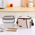 thumbnail image 2 of Bolsa De PícnicBolsa de picnic Bolsa de almacenamiento de utensilios de cocina con asa Bolsa térmica para alimentos con correa para el hombro, 2 of 7