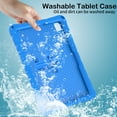 thumbnail image 6 of Dteck Kids Case for Samsung Galaxy Tab A9 Plus 11 Inch (SM-X210/X215/X216/X218), Lightweight EVA Stand Durable Shockproof Child Butterfly Case with Shoulder Strap for Galaxy Tab A9+ 2023,Blue, 6 of 6