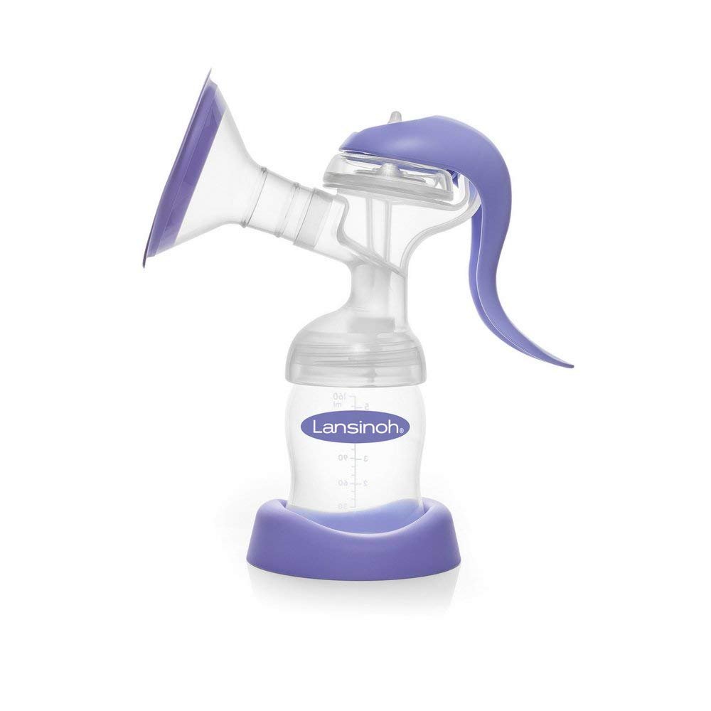 Lansinoh Manual Breast Pump with Stimulation and Expression Modes