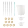 thumbnail image 2 of Silicone Measuring Cup Tool Kit,Silicone Measuring Cup Tool Finger Gloves Pipettes Resin Mixing Tools Epoxy Resin Mixing Tool Kit Expertly Crafted, 2 of 14