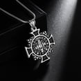 thumbnail image 6 of Saint Benedict Necklace For Men Stainless Steel St Benedict Medals Pendants Necklace Amulet Jewelry, 6 of 8