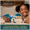thumbnail image 3 of Dreamworks Dragons, How to Train Your Dragon, Deadly Nadder & Astrid, Viking Duo Action Figures, 3 of 7
