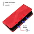 thumbnail image 5 of Allytech Case for Moto G Power 2022[Not 2021], Motorola G Power Cover 2022, Card Slots Holder Pocket Wallet Pouch Case Flip Stand Shockproof Magnetic Case for Motorola G Power 6.5", Red, 5 of 7