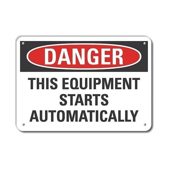 Lyle Mach&Operation Danger Sign,10x14in,Alum LCU4-0540-NA_14X10