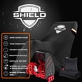 thumbnail image 2 of HOMEYA 600D Heavy Duty Snow Blower Cover, Outdoor Snow Thrower Cover Two Stage Waterproof UV Protector, Black, 2 of 8