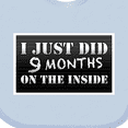 thumbnail image 4 of Inktastic 9 Months on the Inside Boys or Girls Baby Bib, 4 of 4