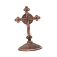 thumbnail image 2 of veasfak Debout Croix Figurine Collection Sculpture Religieuse pour Étagère Bureau Rouge, 2 of 9