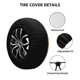 thumbnail image 2 of Fotbe Happy Easter Funda de Llanta de Repuesto con Estampado, Engrosada, Ajuste Universal para Jeep, Remolque, RV, SUV, Camión-14 inch, 2 of 6