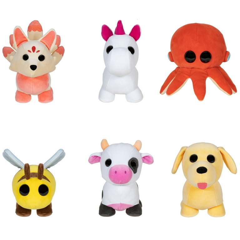 Adopt Me! Collector Plush - 6 Styles - Series 1 - Fun Collectible Toys for  Kids Featuring Your Favorite Adopt Me Pets, Ages 6+