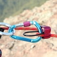 thumbnail image 3 of Dispositif d'Assurage ATC de Rappel, Descendeur, Équipement de Camping et d'Escalade sur Roche (Rouge), 3 of 6
