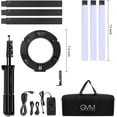 thumbnail image 3 of Lámpara LED anular GVM Great Video Maker 600S 90W con trípode, 3 of 9