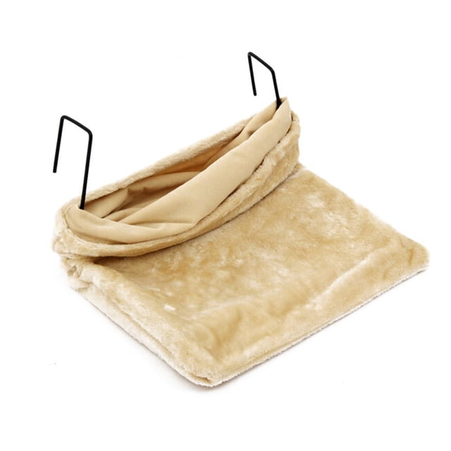 Greeniant Hamaca plegable para mascotas en el alféizar de la ventana, valla colgante para interiores y exteriores, nido colgante de animales pequeños, Perchas para gatos cama beige Greeniant PT004303-01