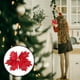 thumbnail image 5 of ColoMX 4pcs Flores de Navidad Flores de Navidad Artificiales Flores de Navidad Adorno, 5 of 8