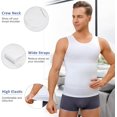 thumbnail image 2 of Mens Compression Shirt Slimming Body Shaper Vest Workout Tank Tops Abs Abdomen Undershirts Sports Gym 2024, 2 of 6