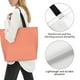 thumbnail image 3 of Disketp Orange Gingham Bolsa Tote Estampada para Mujer, Bolso de Hombro y de Mano para Compras y Viajes, 3 of 8