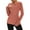 Pink, variant on FAIWAD Thermal Underwear for Women Fleece Lined Crew Neck Long Sleeve Tops Lightweight Layering Undershirts