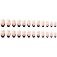 thumbnail image 2 of Fofosbeauty 24pcs Press on False Nails Tips, Almond Fake Nails, Ghost Black Orange, 2 of 9