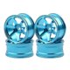 thumbnail image 1 of 4p Aluminum Alloy6 Spoke Wheel Rim,blue, 1 of 5