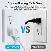 Merkury Innovations Modular Power Tower, 14 AC Outlets, 6 USB-A, 4 USB-C PD 20W, Surge Protector, 4ft Cord, White