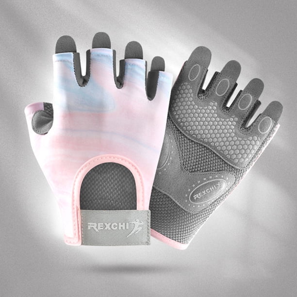 Guantes De Fitness Guantes de fitness de medio dedo Guantes de ciclismo suaves Accesorios deportivos (L azul) Sywqhk Para Estrenar