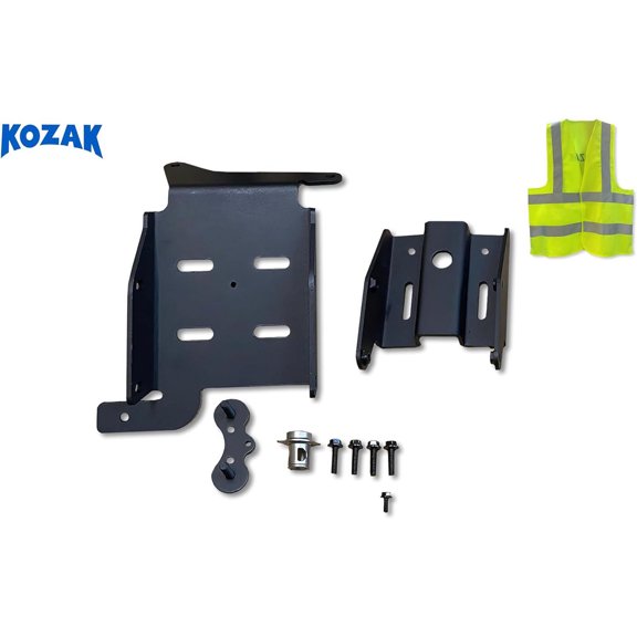 KOZAK Compatible with Volvo VNL 2018  Mounting Bracket Right Passenger Side Fits Plastic Bumper