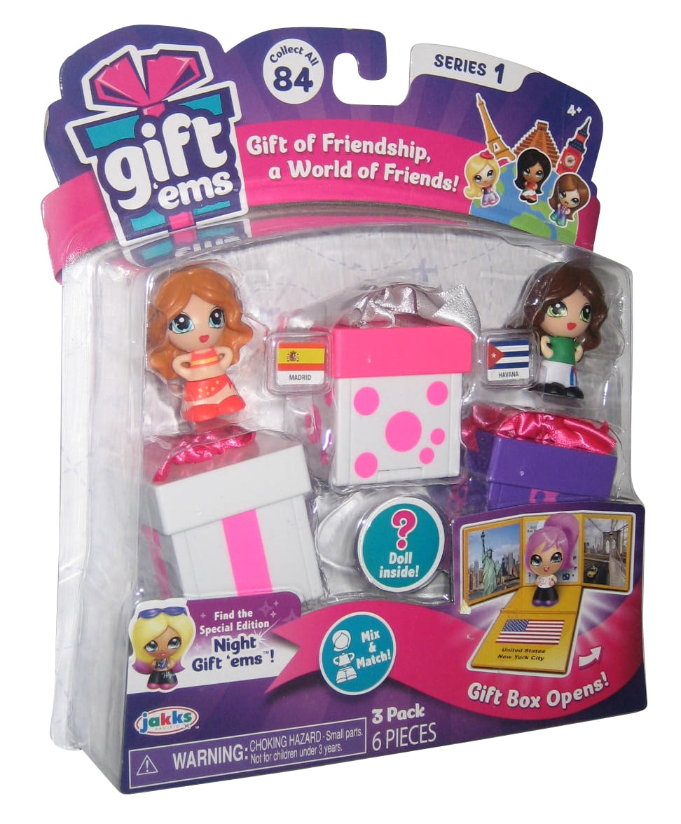 Gift 'Ems Transforming Gift Boxes (3 Pack) Series 1 Jakks Pacific Toy Set
