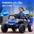 Joywhale 24V Kids Ride on UTV Car Battery Powered Motorized Electric ...