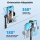 thumbnail image 2 of ATUMTEK Trípode para palo selfie de 51 pulgadas, trípode extensible todo en uno para teléfono con control remoto Bluetooth, rotación de 360° para selfies de teléfonos iPhone y Android, grabación de ví, 2 of 5