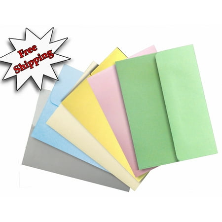 Envelope Wrapper - Shipped Free Pastel Color Selection 50 Boxed A2 Envelopes for Enclosures Cards Invitations Announcements from The Envelope Gallery