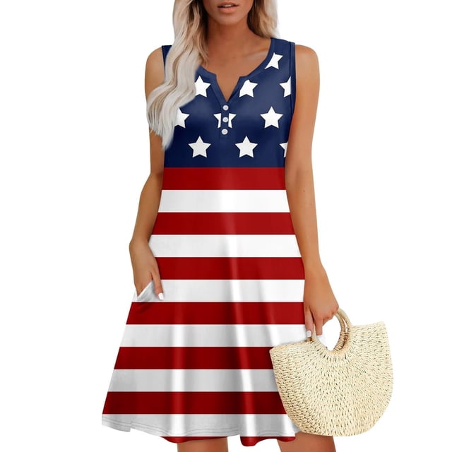 Icvfdpl Robe d'Été Florale pour Femmes, Boho Ample Col en V Sans Manches Maillot de Bain Robe Décontractée Tendance pour Femmes, P