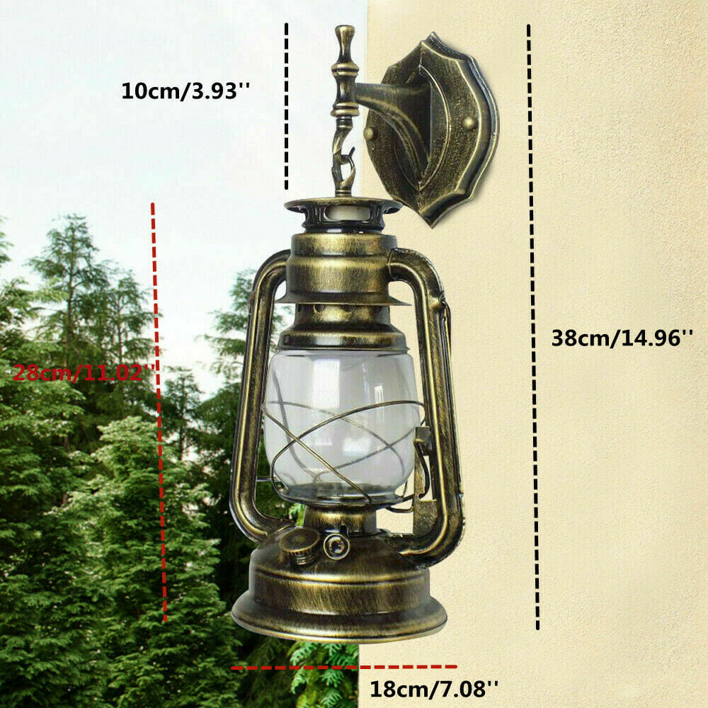 Details about   Modern Wall Light Retro Vintage Mounted Light Outdoor Rustic Sconce Lamp Fixture 
