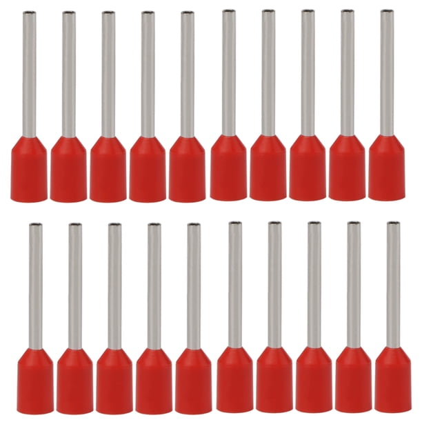 1000pcs Terminales De Férulas Aisladas Kit De Conector De Ferrule De Alambre De Ferrule De Cobre Terminal De Alambre De Engarzado Aislado Para Alambre Eléctrico AWG 22