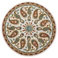 thumbnail image 1 of LR Resources VIBRA03565IML70RD Tapis de Zone Ronde en Médaillon Paisley Paradise - Multicolore, 1 of 1