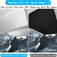 thumbnail image 2 of axGear Pare-Soleil de Toit pour Tesla Model 3, Toit en Verre Amélioré, Couverture à Réflexion UV, 2 of 3