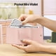 thumbnail image 3 of Monedero xinyu preliminar pequeño para mujer y hombre plegable negro con ranura para efectivo y tarjeteros, 3 of 7