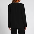 thumbnail image 4 of Timegard Blazer Jackets for Women Open Front Long Sleeve Button Work Office Casual Suit Jacket with Pockets, 4 of 5