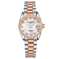 thumbnail image 1 of Reloj de cuarzo Stuhrling Original 31 mm con marcadores de cristal rosa/dorado, 1 of 3