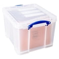 thumbnail image 3 of Really Useful File Box 32CL - Clear Plastic Storage Box with Lid - Portable Filing Container for Home, Office, Documents - 18x14x12.25 inches 32 L, 3 of 3