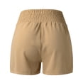 thumbnail image 6 of Womens Shorts Casual Summer Smocked Elastic Waist Comfy Detail Beach, 6 of 6