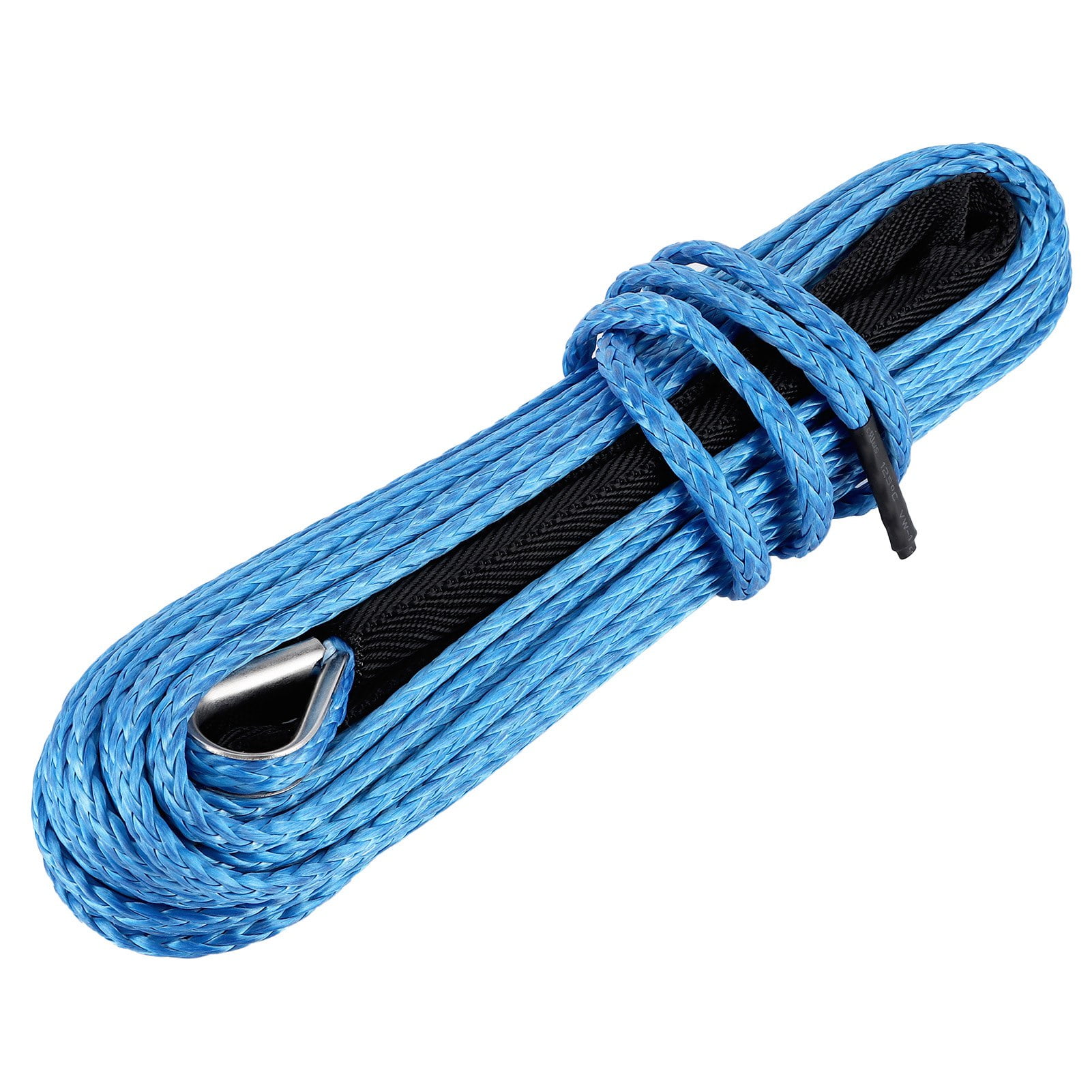 Winch Cable, 1/4in Diameter Winch Rope Synthetic Winch Rope Waterproof