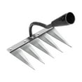 thumbnail image 1 of High-Carbon Steel Garden Rake - Durable 5-Tine Soil Loosening Tool for Effortless Weeding and Leaf Raking, Multi-Functional Agricultural Implement, 1 of 5