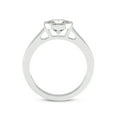 thumbnail image 3 of 1 Carat | IGI Certified Round Shape Lab Grown Diamond Engagement Ring For Women | 14K White Gold | Lab Created Bezel Set Solitaire Diamond Engagement Ring | FG-VS1-VS2 Quality, 3 of 6