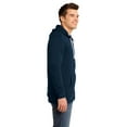 thumbnail image 3 of District Young Mens Core Fleece Full Zip Hoodie DT190-2XL (New Navy), 3 of 5