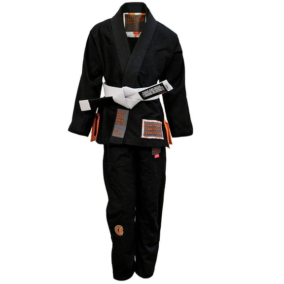 Chaos and Order Kid's Base Label V2 BJJ Gi - M2 - Black