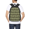 thumbnail image 6 of Balery Green Snake Backpack for Men and Women - Durable 600D Oxford Cloth -Large Capacity, Water-Resistant School, Travel, and Hiking Bag, 6 of 9